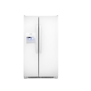 Frigidaire 22.6 cu ft Side by Side Refrigerator with Single Ice Maker (White) ENERGY STAR