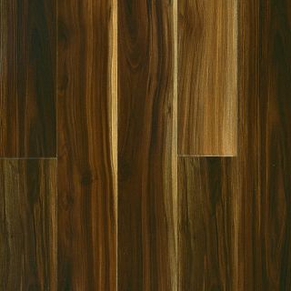 Pergo Max 5 in W x 3.97 ft L Visconti Walnut High Gloss Laminate Wood Planks