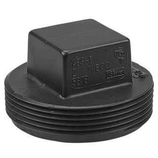 NIBCO 2 in Dia ABS Threaded Plug Fitting