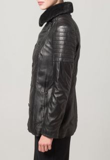 Korintage BERRY   Leather jacket   black