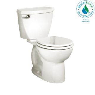 American Standard Cadet 3 White 1.28 GPF (4.85 LPF) 12 in Rough In WaterSense Round 2 Piece Standard Height Toilet