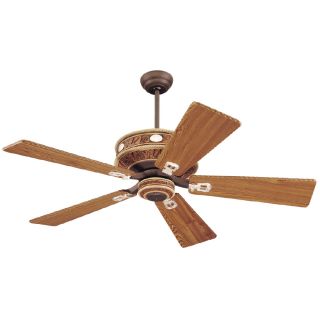Monte Carlo Fan Company Durango 52 in Weathered Iron Downrod Mount Ceiling Fan with Remote
