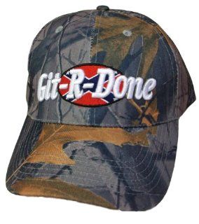 Git R Done Larry the Cable Guy Camo Hat Cap 