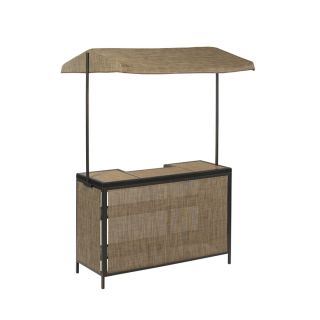 allen + roth Tenbrook 59 in x 59 in Rectangle Tile Patio Bar Height Table