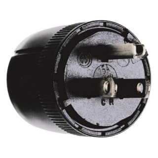 Pass & Seymour/Legrand 15 Amp 125 Volt Black 3 Wire Grounding Plug
