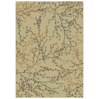 Shaw Living Berries 9 ft 2 in x 12 ft Rectangular Multicolor Transitional Area Rug