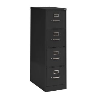 edsal Sandusky Vertical Files Black 4 Drawer File Cabinet