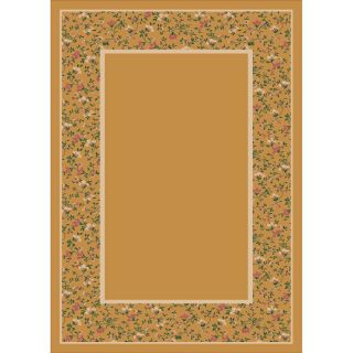Milliken Appalachia 7 ft 8 in x 10 ft 9 in Rectangular Yellow Transitional Area Rug