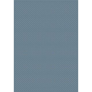 Milliken Checkpoint 5 ft 4 in x 7 ft 8 in Rectangular Blue Transitional Area Rug