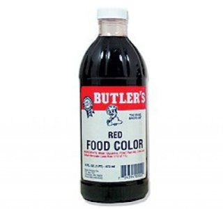 Butler's Best Red Food Coloring, Bottle, 16 fl oz  Grocery & Gourmet Food