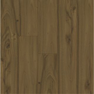 Armstrong 4.92 in W x 3.98 ft L Center Cut Walnut High Gloss Laminate Wood Planks