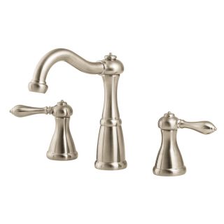 Pfister Marielle Brushed Nickel 2 Handle Widespread Bathroom Sink Faucet (Drain Included)