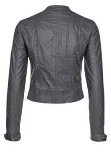 Vero Moda   NIKKI   Faux leather jacket   grey