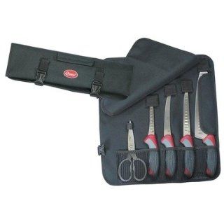 Clauss Kitchen Knife and Shear Set With Carrying Case, Contains Six Pieces Kitchen & Dining
