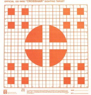 Hoppe's orange 100 yard Cross hairs sighting Target (contains 20 targets)  Hunting Targets And Accessories  Sports & Outdoors