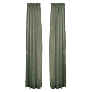 Style Selections 84 in L Mist Crystal Sheer Curtain
