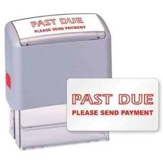 PAST DUE PLEASE SEND PAYMENT  Business Stamps 