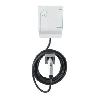 Schneider Electric EVlink Level 2 30 Amp Wall Mounted Single Electric Car Charger