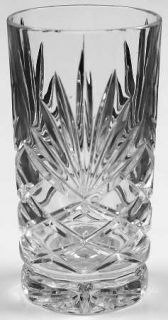 Noritake Hampton Hall Highball Glass   Cut Criss Cross & Fan On Bowl