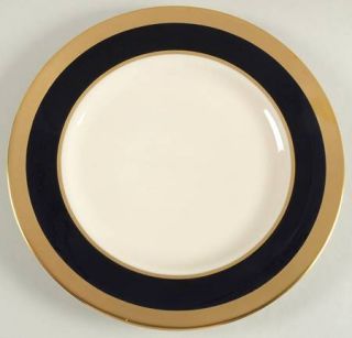 Gorham Cobalt Gold Salad Plate, Fine China Dinnerware   Cobalt Blue Band, Gold T