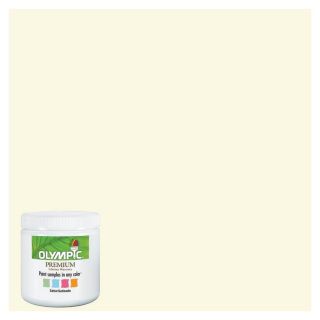 Olympic 8 oz Creamy White Interior Satin Paint Sample