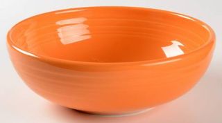 Homer Laughlin  Fiesta Tangerine (Newer) 7 Bistro Bowl, Fine China Dinnerware  