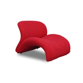 International Design Sweet Lip Lounge Chair F355 Color Red