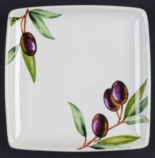 The Cellar Olives Bread & Butter Plate, Fine China Dinnerware   Olive Branches,