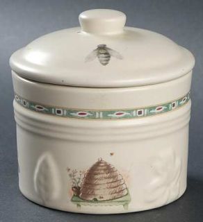 Pfaltzgraff Naturewood  Cotton Ball Jar & Lid, Fine China Dinnerware   Casual,Le