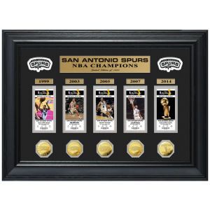 San Antonio Spurs Highland Mint 2014 NBA Champ Ticket Collection Bronze