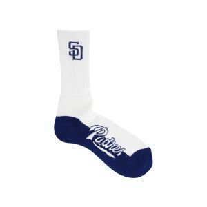 San Diego Padres For Bare Feet Crew White 506 Sock