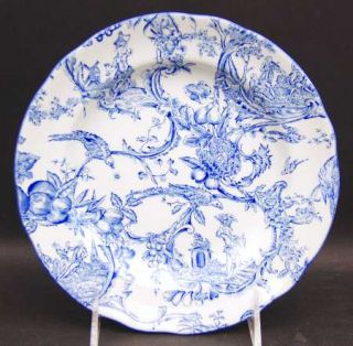 Spode Provincial Garden Blue Salad Plate, Fine China Dinnerware   Imperialware,