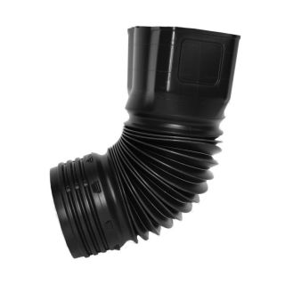 FLEX Drain 4 in Dia 45 Degree Corrugated Downspout Adapter Fittings