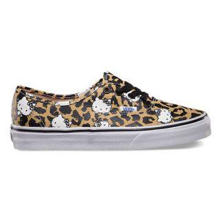 Hello Kitty Authentic Girls Shoes Leopard/True White In Sizes 3.5, 3, 2, 1