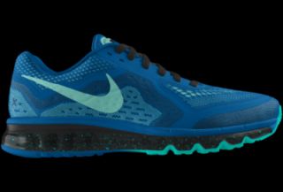 Nike Air Max 2014 iD Custom Mens Running Shoes   Blue