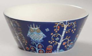 Iittala Taika Blue Soup/Cereal Bowl, Fine China Dinnerware   Birds And Trees On