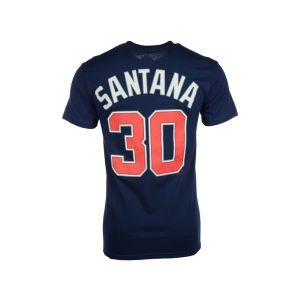 Atlanta Braves Ervin Santana Majestic MLB Official Player T Shirt