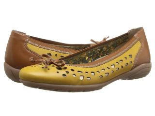 Rieker D4612 Uma 12 Womens Shoes (Yellow)
