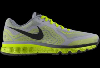 Nike Air Max 2014 iD Custom Boys Running Shoes (3.5y 6y)   Yellow