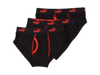 PUMA Volume Brief 3 Pair Pack Mens Underwear (Black)