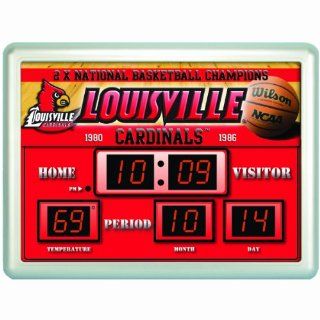 Louisville Time / Date / Temp. Scoreboard  Wall Clocks  Sports & Outdoors