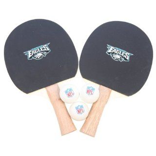 Philadelphia Eagles NFL Logo Ping Pong Paddle Set  Table Tennis Rackets  Sports & Outdoors