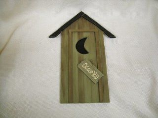 Nature Calls Reversable Occupied Wooden Country Bath Outhouse Sign Bathroom Decor  