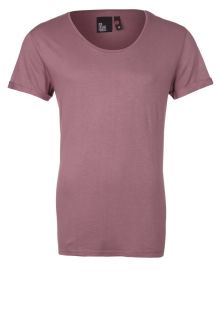 Red collar project   Basic T shirt   pink