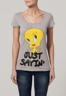 ONLY TWEETY NERDY   Print T shirt   grey