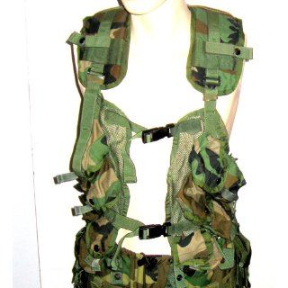 US Military Enhanced Tactical Load Bearing Vest  Airsoft Tactical Vests  Sports & Outdoors