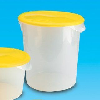 Polyethylene Round Storage Container (22 U.S. qt.) [Set of 6]   Food Savers