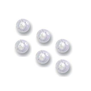 Replacement Clear Glitter UV Balls for Barbells   14g (1.6mm), 5mm Diameter   Sold 6 per bag Jewelry