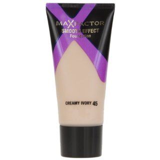 Max Factor Smooth Effects Foundation, No.45 Creamy Ivory, 1 Ounce  Foundation Makeup  Beauty