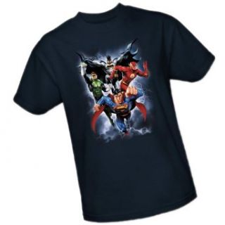 The Coming Storm    Justice League Adult T Shirt Clothing